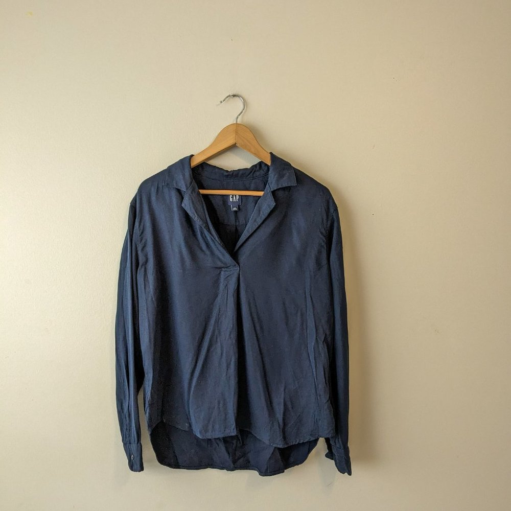NWOT Gap TENCEL™ Lyocell Popover Shirt